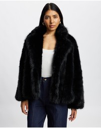 Honey and Beau - Gracia Faux Fur Jacket