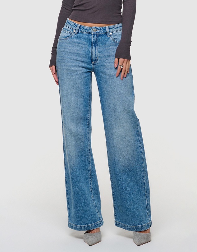 Abrand - Maya Mid Wide Jeans