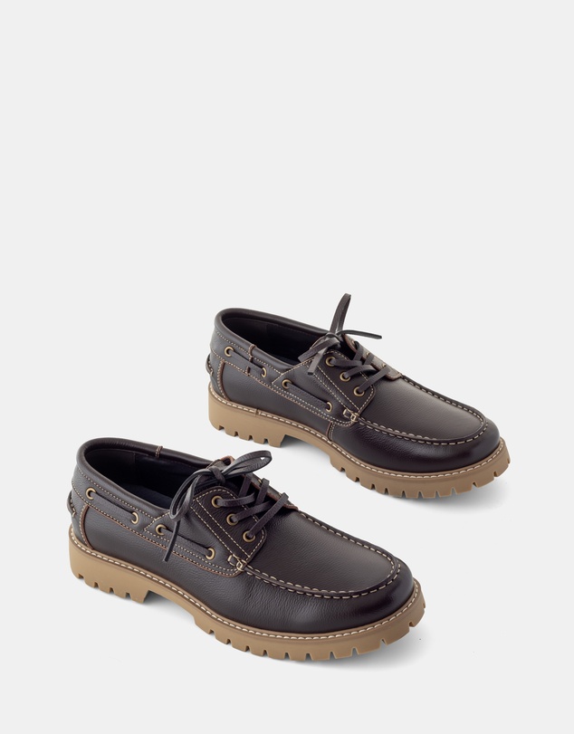 Uncut - Bermuda Leather Boat Shoes