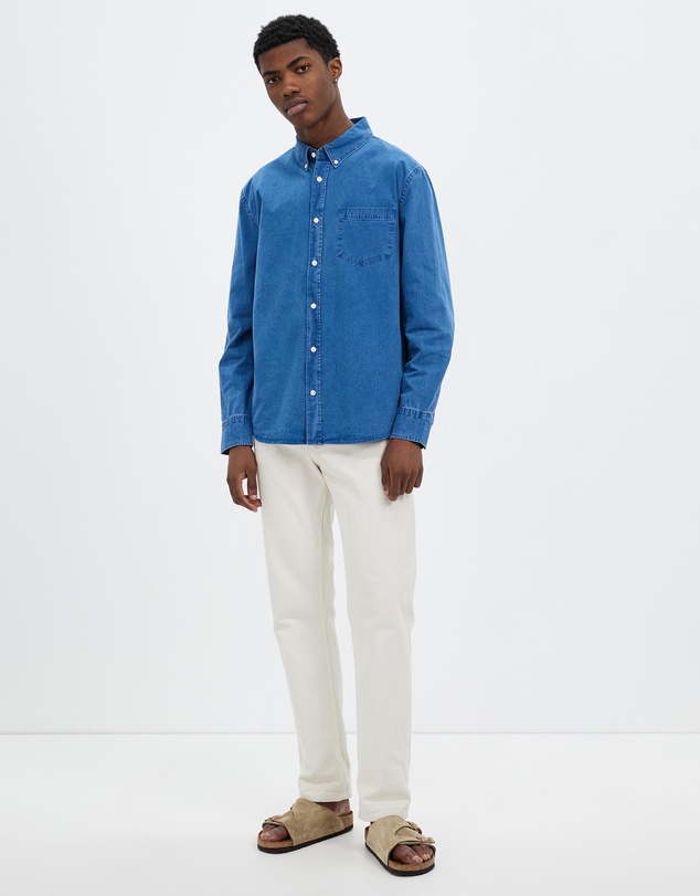Assembly Label - Chambray Long Sleeve Shirt