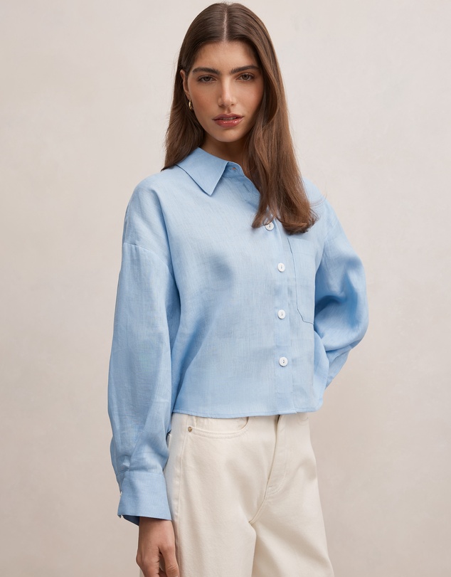 Forever New - Bowie Cropped Shirt