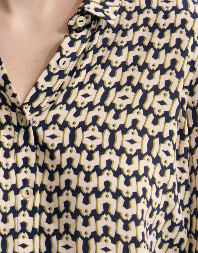 Oxford - Poppy Printed Blouse