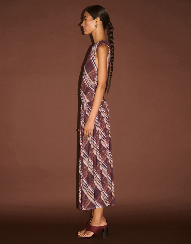 Staple the Label - Arles Drop Waist Mesh Dress