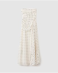 M.N.G - A-Line Polka-Dot Dress