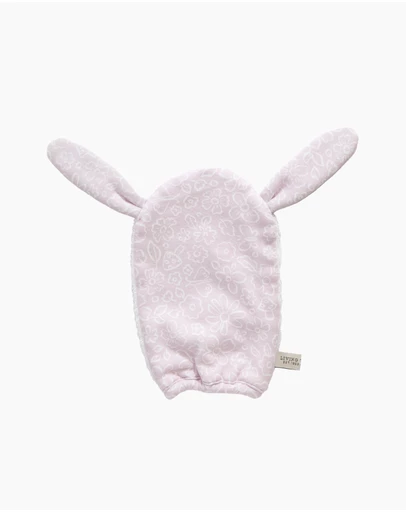 Living Textiles - Organic Bath Mitt - Whimsical Wonderland