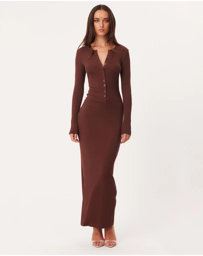SNDYS - Henley Maxi Dress