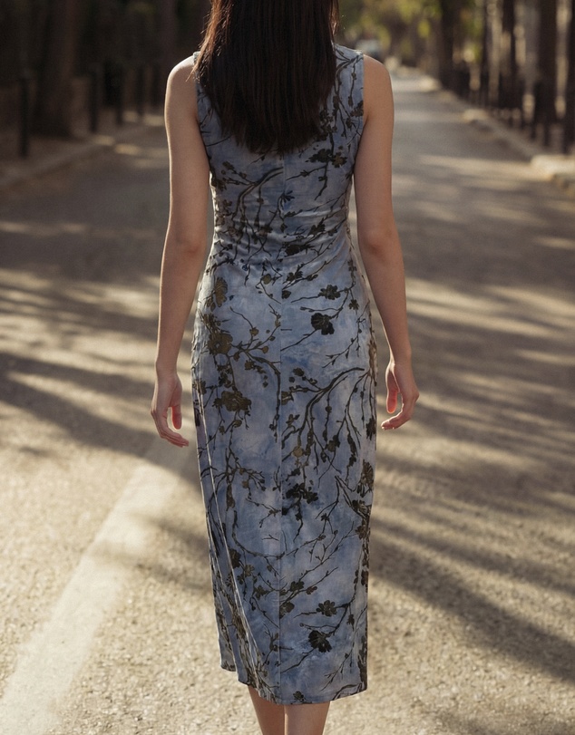 Desigual - Flocked Midi Dress