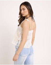 Subtitled - Louie Embroidered Top
