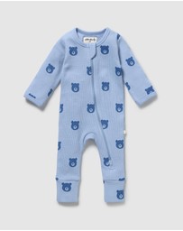 Wilson & Frenchy - Organic Waffle Zipsuit - Babies