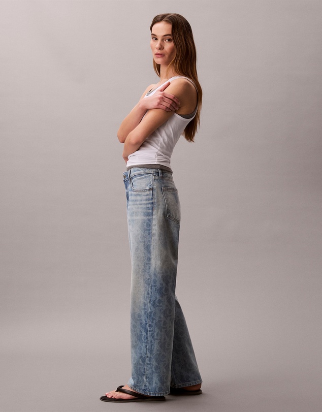 Calvin Klein Jeans - Allover Monogram 90s Straight Jeans