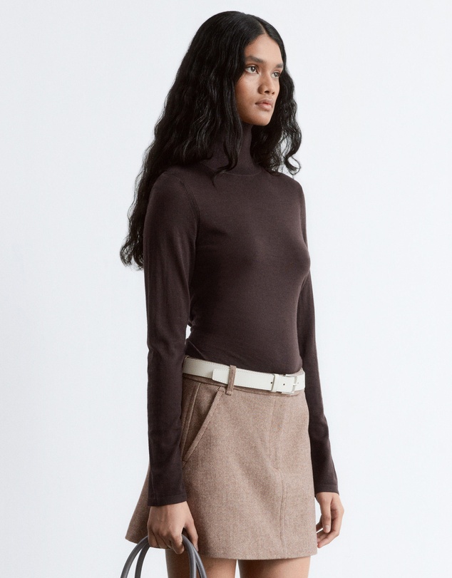 & Other Stories - Merino Wool Polo Neck Top