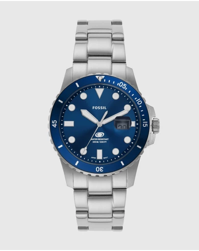 Fossil - Fossil Silver Tone Analogue Watch