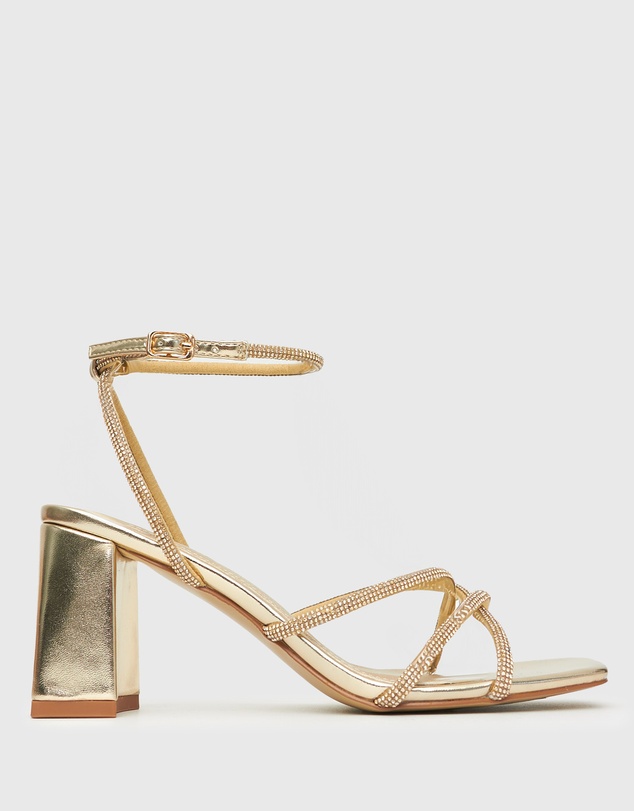 Betts - Nadine 2 Block Heel Strappy Sandals