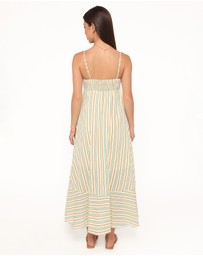 Petal & Pup - Brea Maxi Dress - Green Stripe