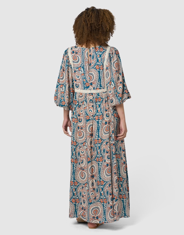 The Poetic Gypsy - Aqua Breeze Maxi Dress