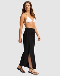 Seafolly - Shirred Waist Wrap Pant
