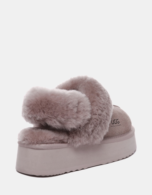 EVERAU - Australian Shepherd Ugg Musa Platform Cow Suede Upper House Shoes