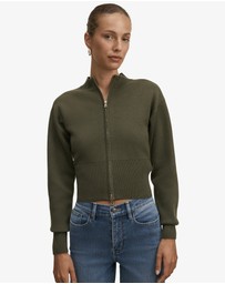Forever New - Hanna Zip Knitted Jacket