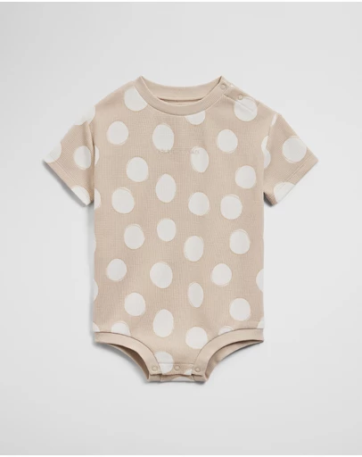 Country Road - Oversized Waffle Short Sleeve Bodysuit