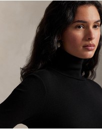Polo Ralph Lauren - Ribbed Turtleneck Dress