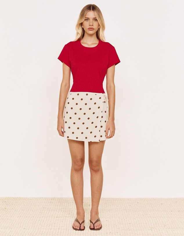 MINKPINK - Arielle Wrap Mini Skirt