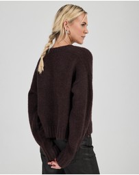 Rolla's - Tomboy V Neck Knit Top