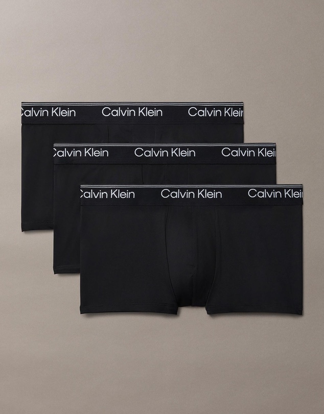 Calvin Klein - Microfibre Stretch 3 Pack Low Rise Trunks