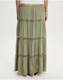 Cotton On - Haven Multi Tiered Maxi Skirt