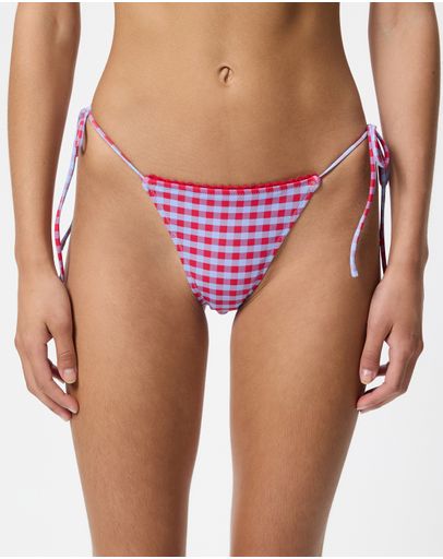 Blue & Red Gingham