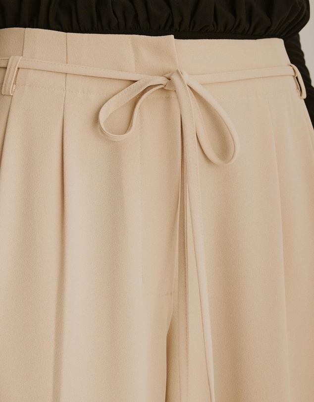 Atmos&Here - Elena Belted Wide Leg Pants
