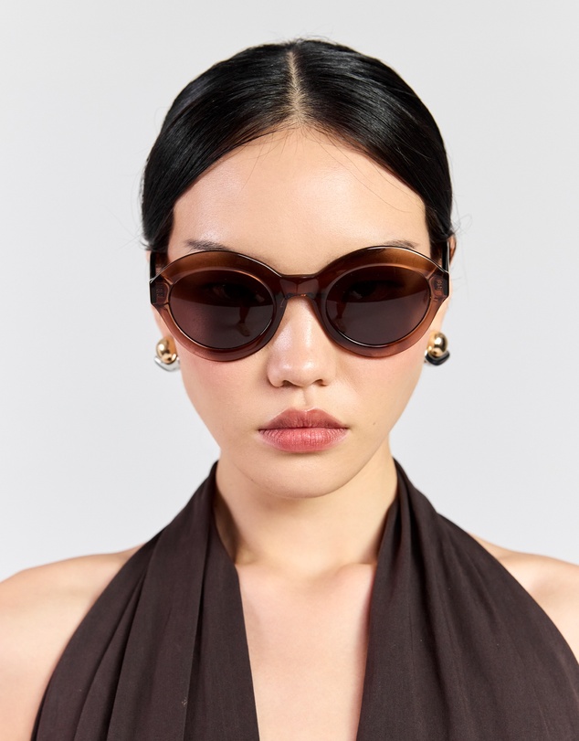 SABEN - Cosmo Sunglasses Sheer Brown