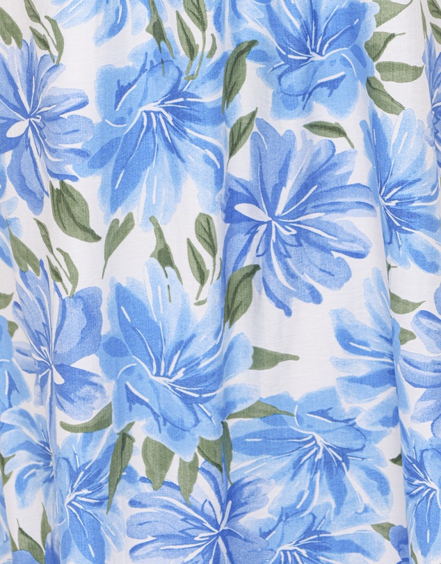 Petal & Pup - Amber Maxi Dress - Blue Floral