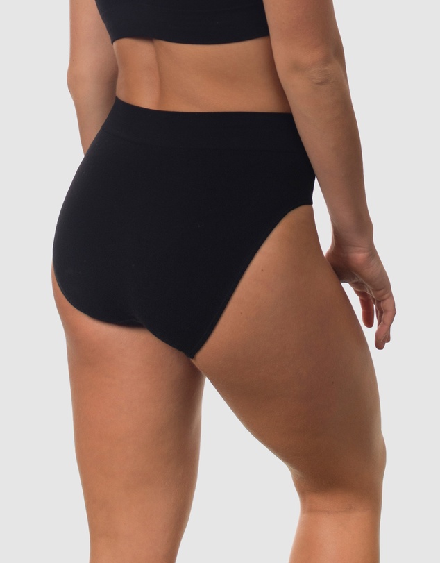 B Free Intimate Apparel - Smooth-Touch Contour High Cut Briefs - 3 Pack