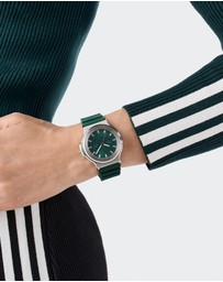 adidas Originals - Expression Three Steel Green Silicone Watch
