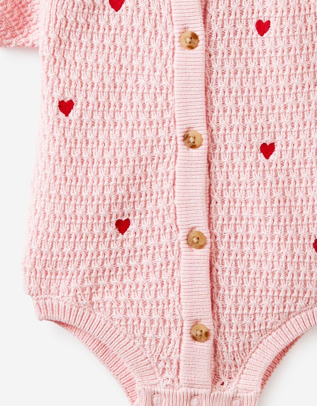 Cotton On Kids - Baby Organic Raglan Knit Bubbysuit