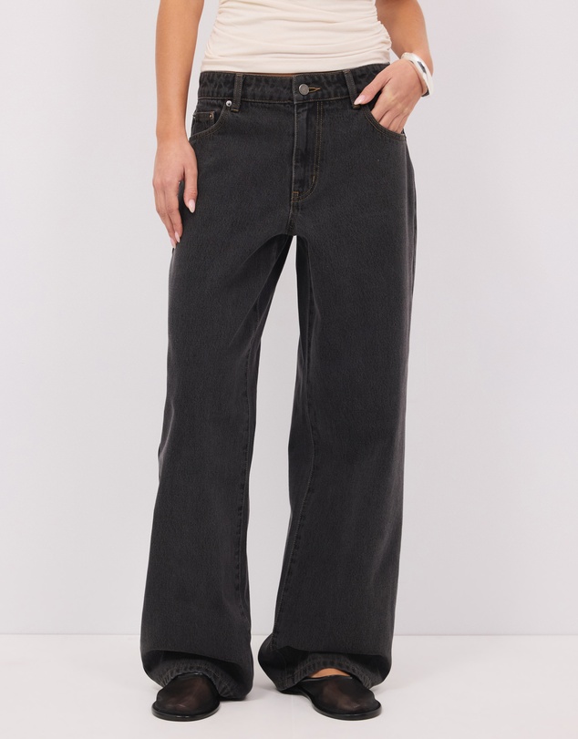 Calli - Tyla Mid Rise Baggy Jeans
