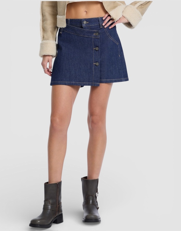 GUESS - GUESS JEANS Wrap Mini Skort