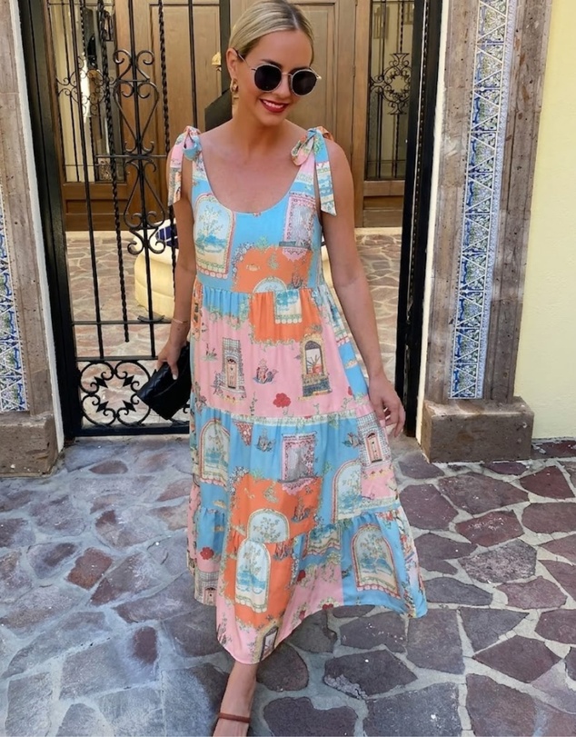 Esther & Co - Vernicia Dress - Multi Print