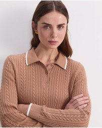 Sportscraft - Elka Baby Cable Polo