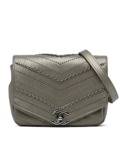 Pre-Loved by Azura Reborn - Pre-Loved chanel Chanel Crossbody Bag Metal Chain Detail