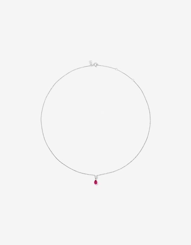 Michael Hill - Laboratory-Grown Diamond & Created Ruby Gift Set in Silver