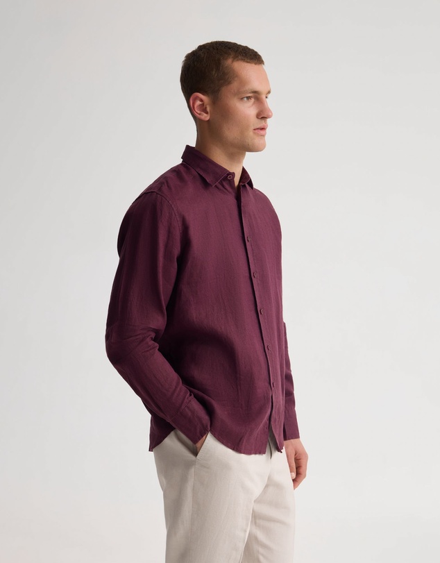 Oxford - Copper European Linen Shirt