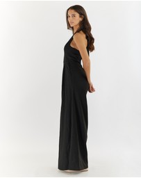 Amelius - Eloise Linen Halter Jumpsuit
