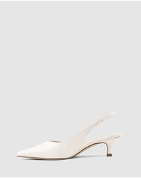 Verali - Lush Slingback Kitten Heels