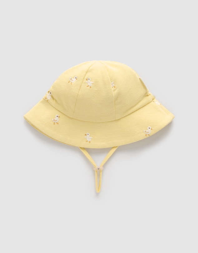 Purebaby - Broderie Hat- Kids-Babies