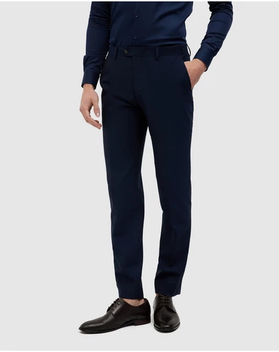 Politix - Wool Blend Regular Stretch Premium Tailored Pant