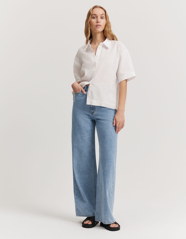Country Road - Organically Grown Linen Short Sleeve Shirt