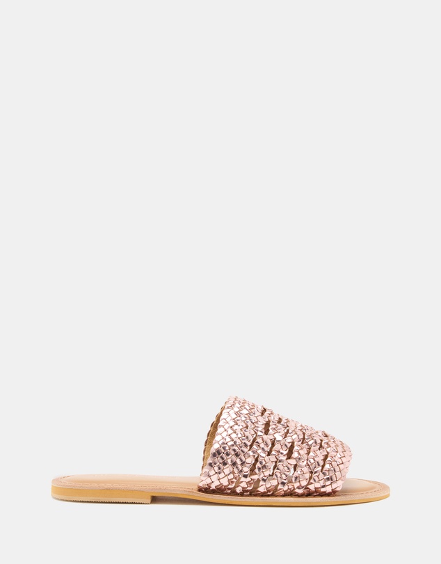 Just Because - Kannada Leather Flat Sandals
