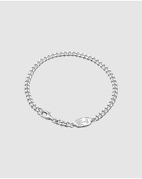 Haze & Glory - ICONIC EXCLUSIVE - Bracelet Cuban Chain Coconut Society in 925 Sterling Silver