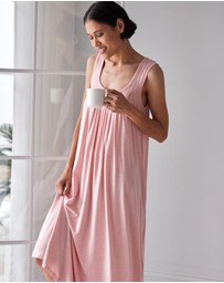 Papinelle - Kate Modal Soft Pleat Front Maxi Nightie